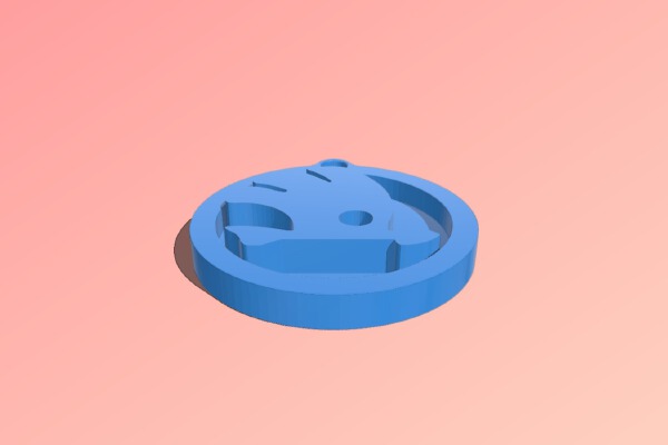 škoda keychain | 3d print model