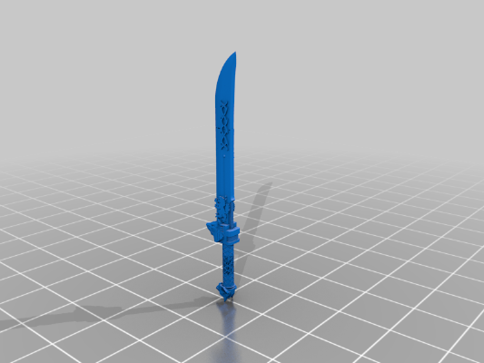 Wolf Runic power swords | 3d print model