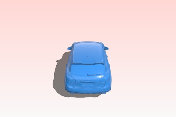 Porsche Cayenne II Turbo car | 3d print model