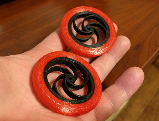 RC Spiral Wheel and Tire 62mm | 3d print model