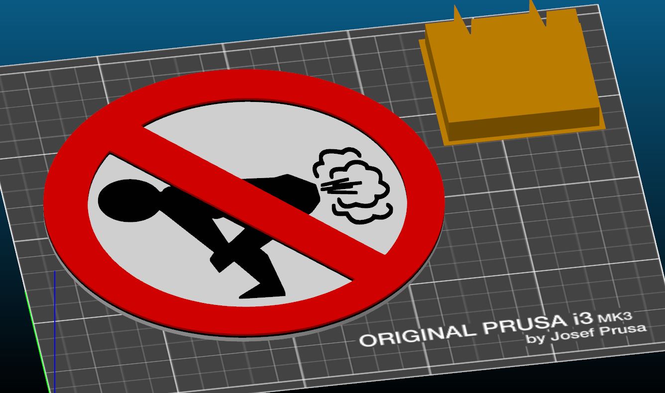 No Fart Sign - MMU ready