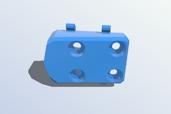 ZMR 250 low rider mobius mount | 3d print model