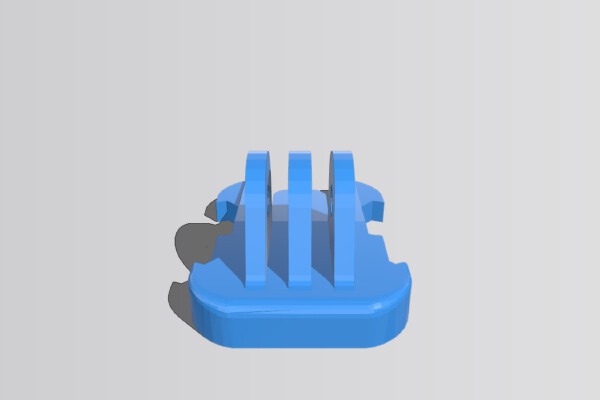 GoProHD Mount (Male) | 3d print model