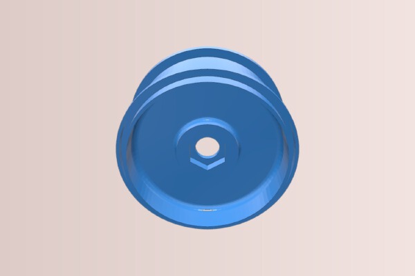 1_8 RC wheel 17mm Hex | 3d print model
