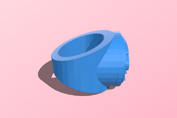 Hawkman Ring | 3d print model