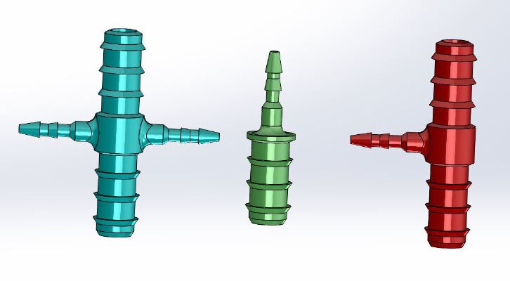 1_2" pipe soaker pipe (micro poreux) to microdrip | 3d print model