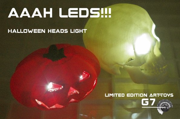 Glad-Halloween Leds Headlight | 3d print model
