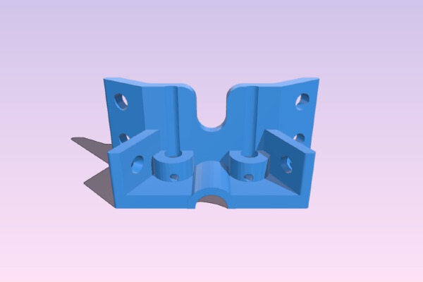 Mendelmax 1.5 Z Mounts | 3d print model