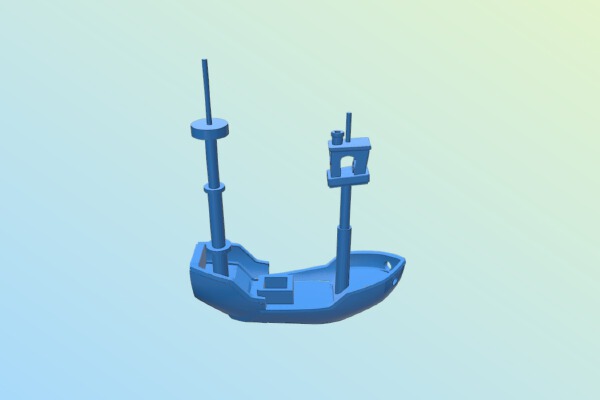 benchy sailboat | 3d print model