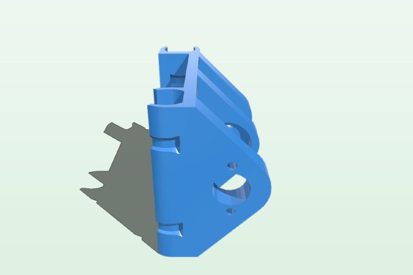 PCB Mill mount for Vert-X axis | 3d print model
