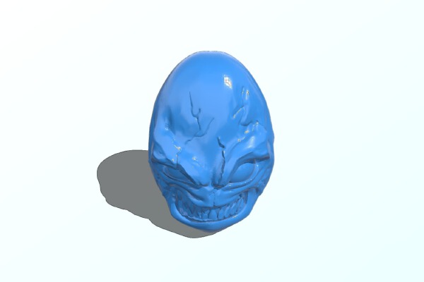 Evil easter egg | 3d print model