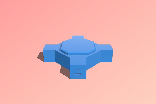Turnstile VHF Antenna ISS Reception | 3d print model