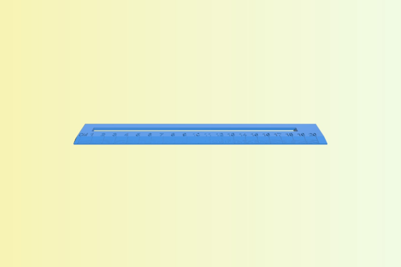 Dyslexia Ruler reading aid