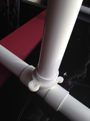Removable PVC coupling fastener for Granddad constructions | 3d print model