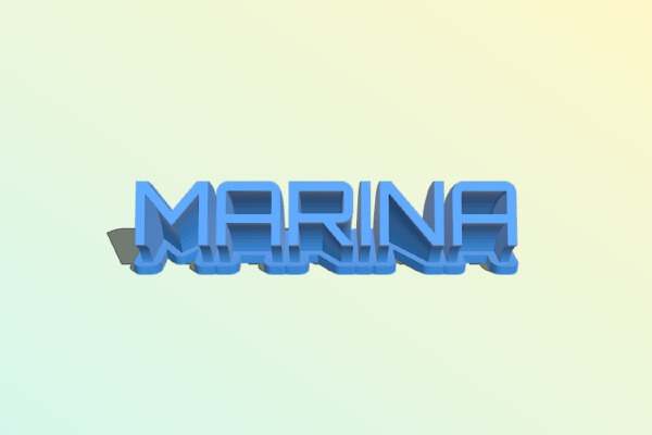MARINA | 3d print model