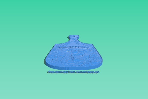 Cow cutting board | 3d print model