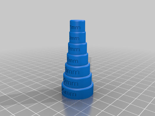 Ear Step-Up gauge measure | 3d print model