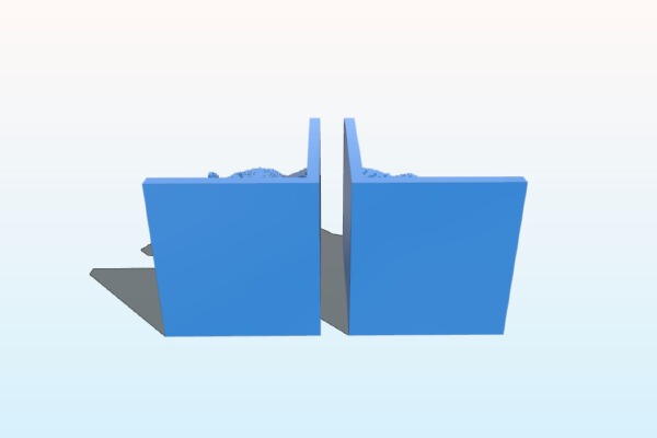 Cubic bear bookend | 3d print model