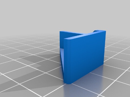 CTC Dual build plate glass corner | 3d print model