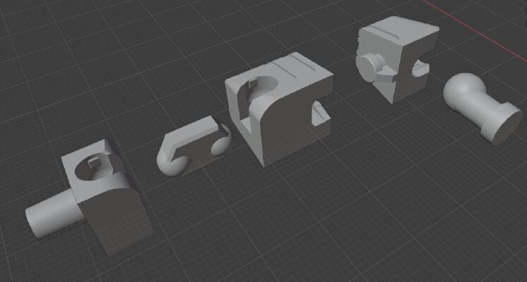 GI Joe Cobra SNAKE - Articulated Arm | 3d print model