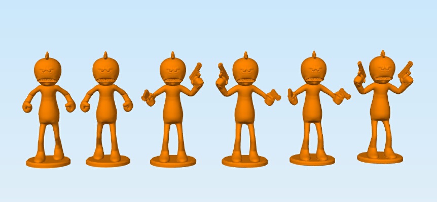 Many Mr Meeseeks | 3d print model