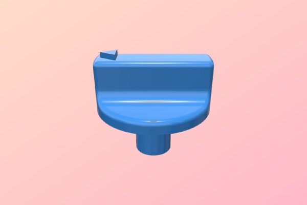 Bouton de gaziniere Ø8 inter Ø45 exter longueur 20mm | 3d print model