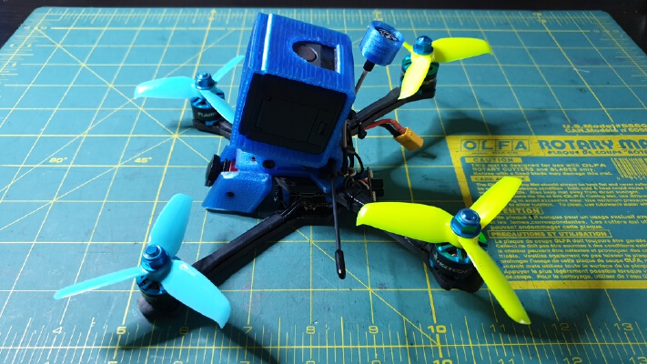 RotorX Switchback Canopy with Swappable Camera Mount | 3d print model
