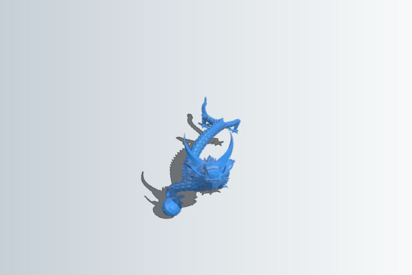 Dragon & Pearl | 3d print model