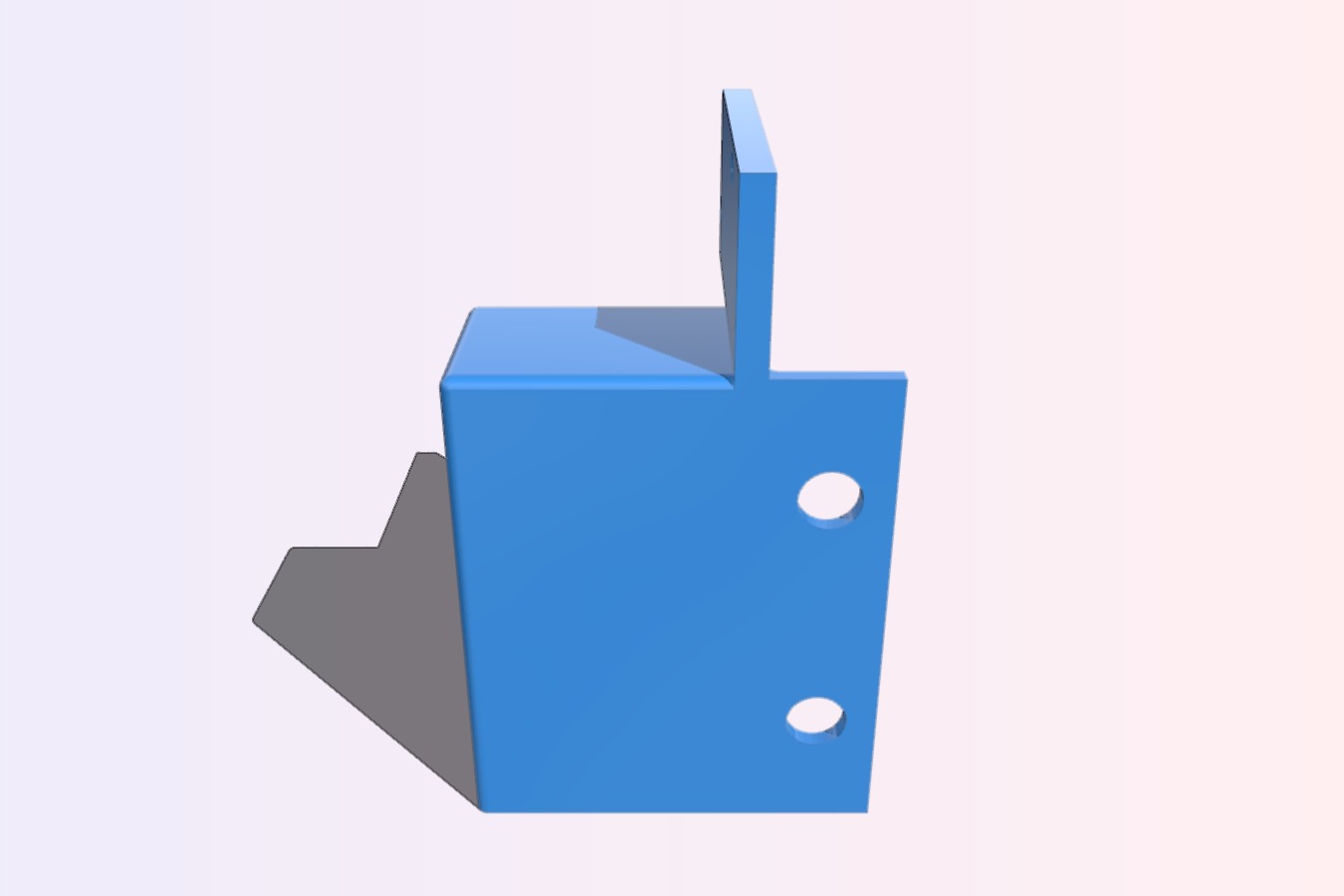 Mailbox Illumination Battery and Switch Mount