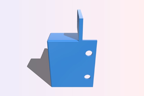 Mailbox Illumination Battery and Switch Mount | 3d print model