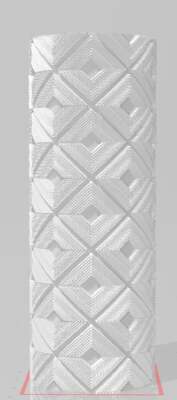 Square Seamless Abstract Rolling Pins | 3d print model