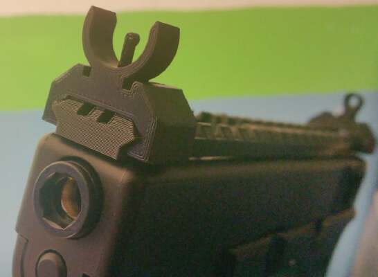 Picatinny fixed sights | 3d print model