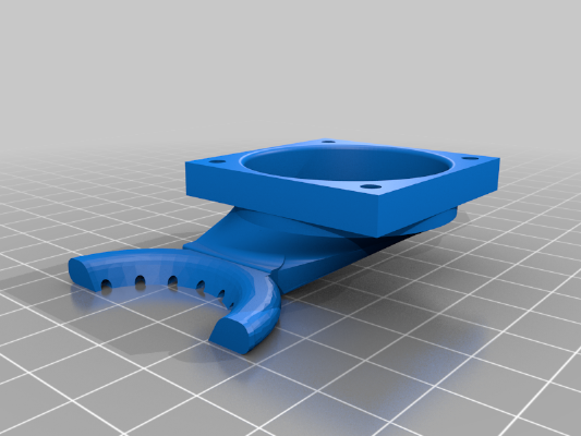 LK4 Pro Circular Fan Duct | 3d print model