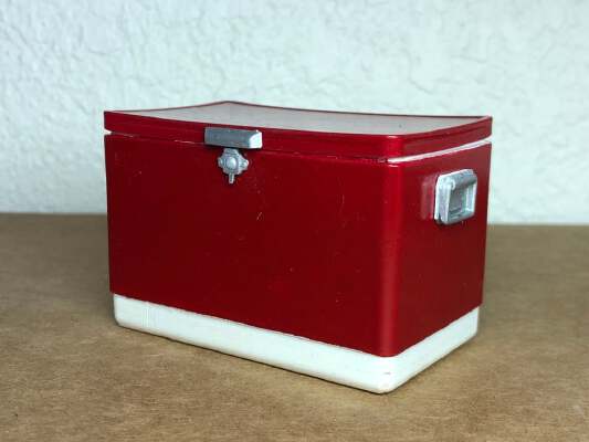 Retro Coleman Cooler | 3d print model