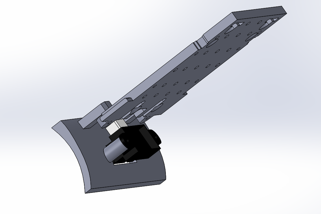 Plow and plate for zumo chassis