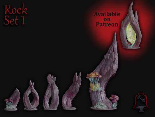OpenFoliage Organic Rock Formations | 3d print model