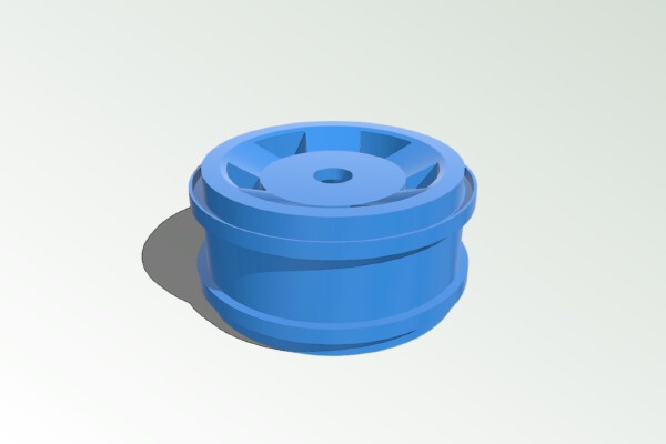 Wheel rc Car 1:8 scale | 3d print model