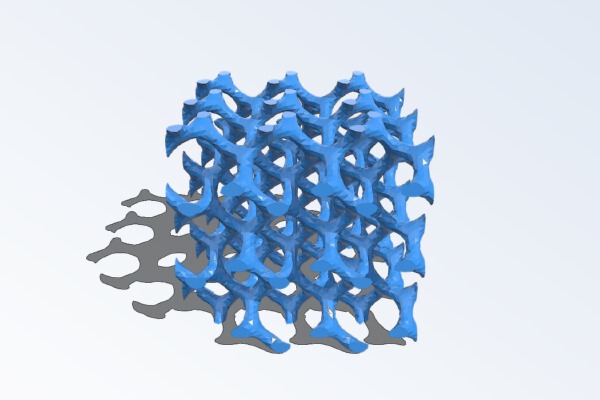 Low Poly Shoen Gyroid SOLID version | 3d print model