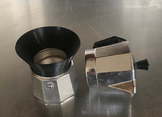 Funnel for putting coffee in Moka pot | 3d print model