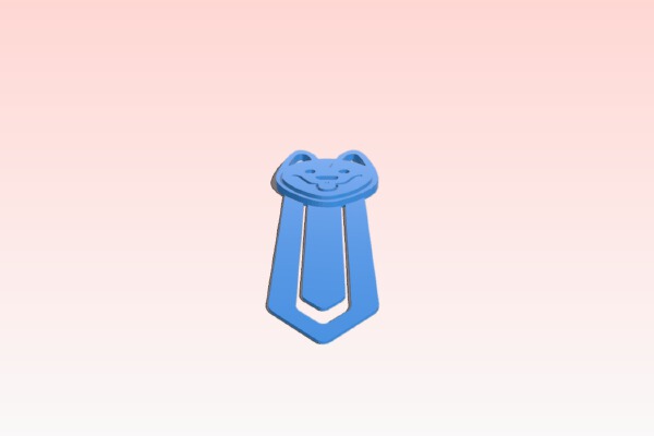 Huskey bookmark | 3d print model