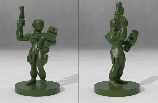 Scifi Scout Figure | 3d print model