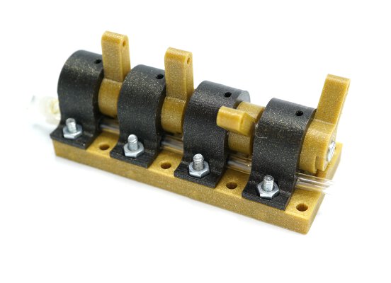 Pneumatic 5_3-way valve (manual) | 3d print model