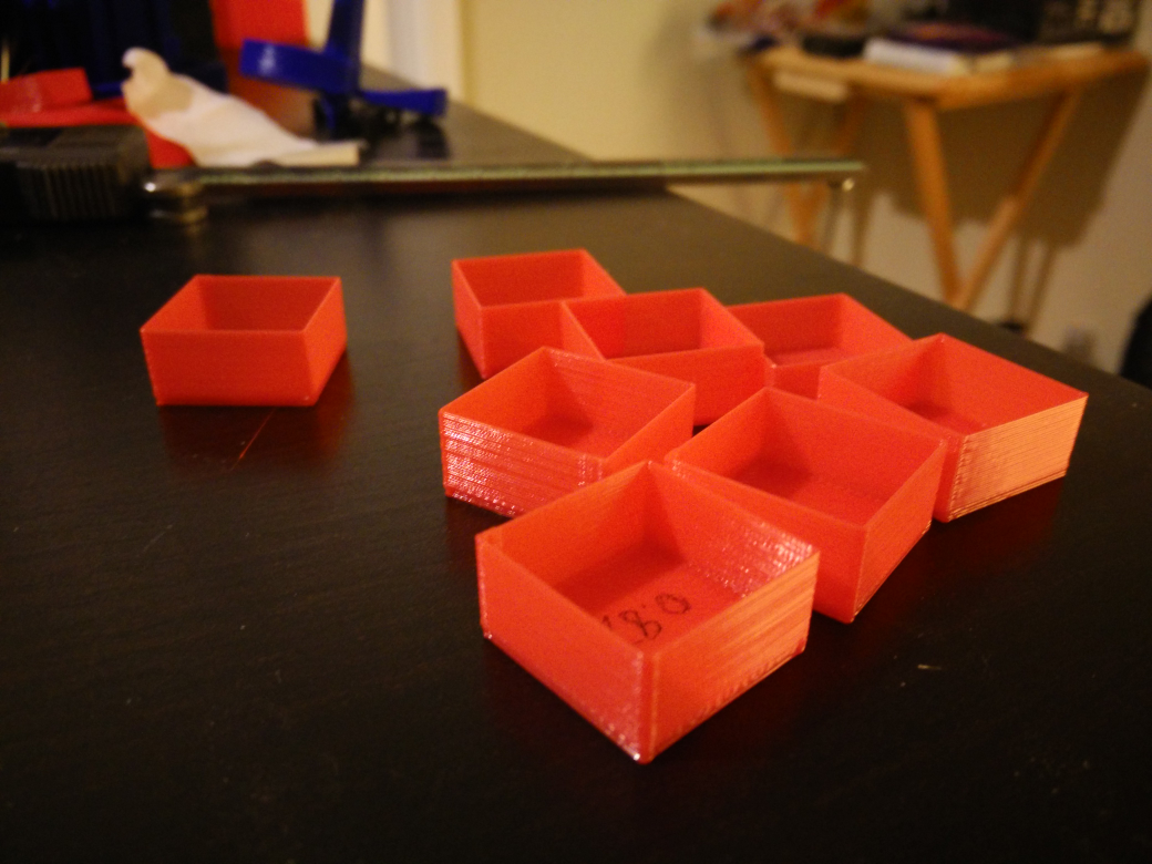 Topless calibration hollow cube