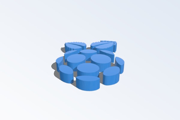 Raspberry Pi Logo | 3d print model