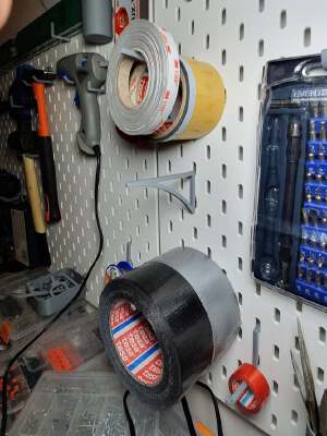 IKEA SKADIS Reinforced Hooks for tapes (tight fit) | 3d print model