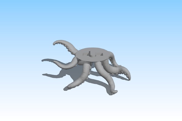 Alexa Spot Stand Ocotopus | 3d print model