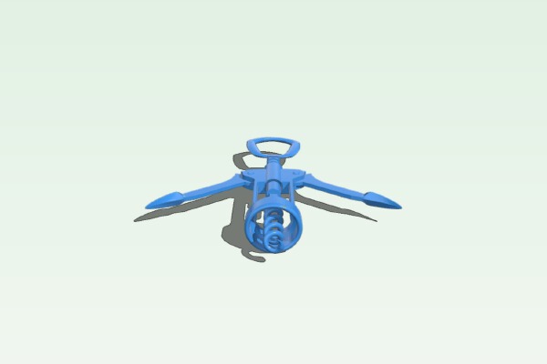Household Corkscrew | 3d print model