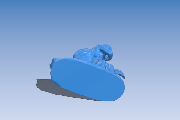 Girl Putting on Sandals at Bode Museum, Berlin – scan | 3d print model