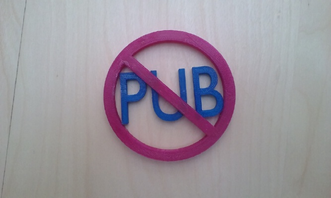 no pub ! | 3d print model
