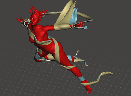 Flying nymph | 3d print model